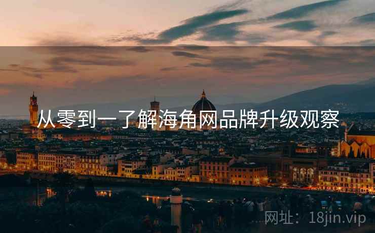 从零到一了解海角网品牌升级观察